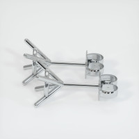 14K White Gold Studs Earring Setting Image