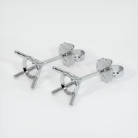 18K White Gold Studs Earring Setting Video