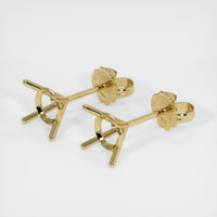 14K Yellow Gold Studs Earring Setting Video