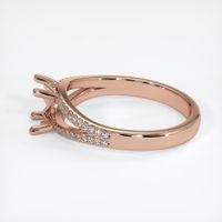 14K Rose Gold Pave Ring Setting Image
