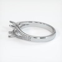 Silver Pave Ring Setting Image