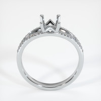 10K White Gold Pave Ring Setting Image