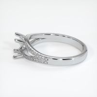 18K White Gold Pave Ring Setting Image