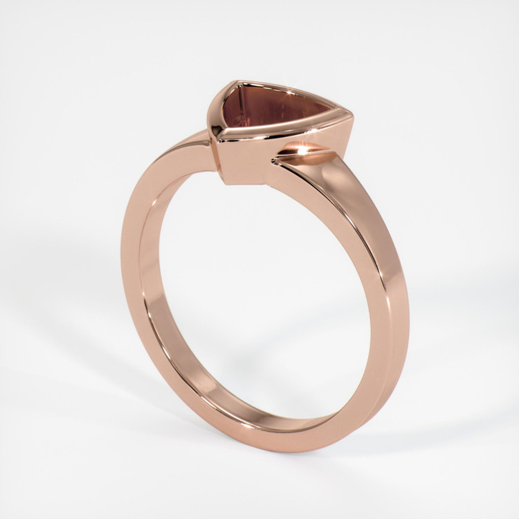 14K Rose Gold Vedic Ring Setting