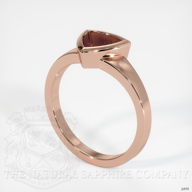14K Rose Gold Vedic Ring Setting