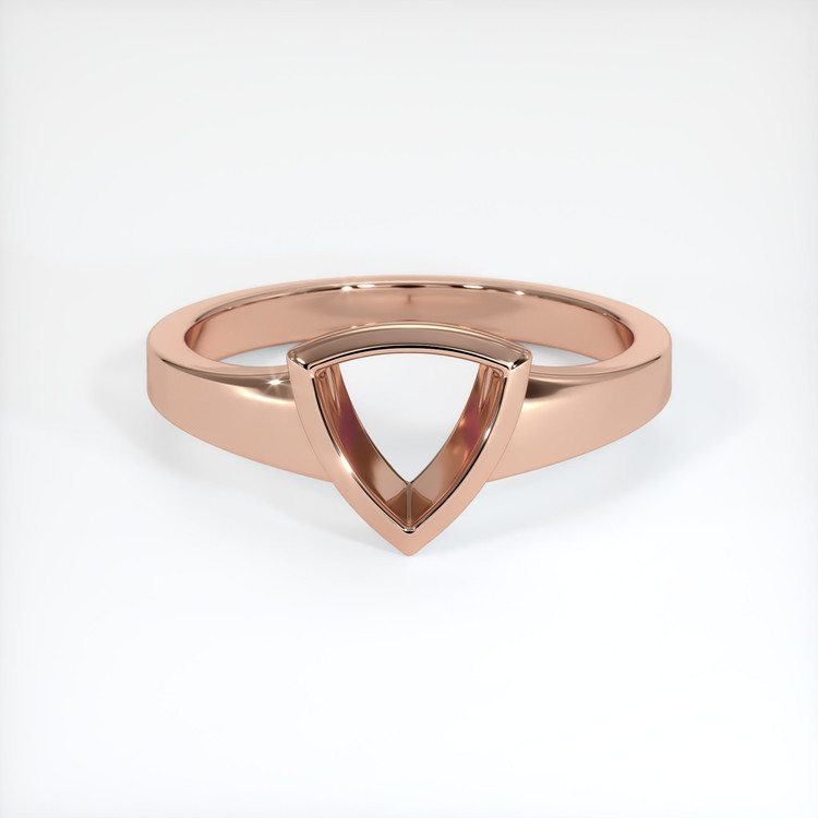 14K Rose Gold Vedic Ring Setting