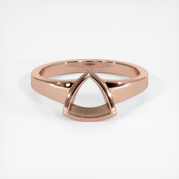 14K Rose Gold Vedic Ring Setting