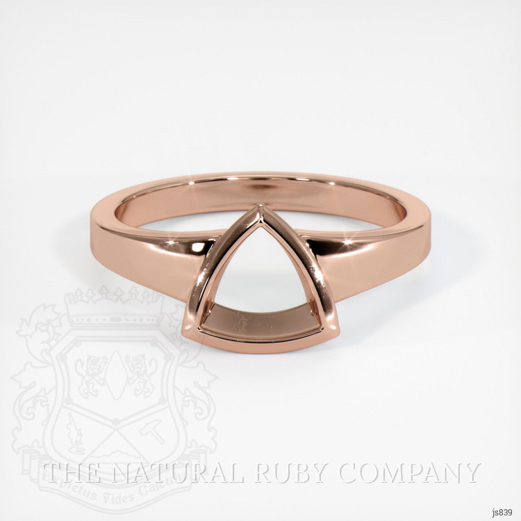 14K Rose Gold Vedic Ring Setting