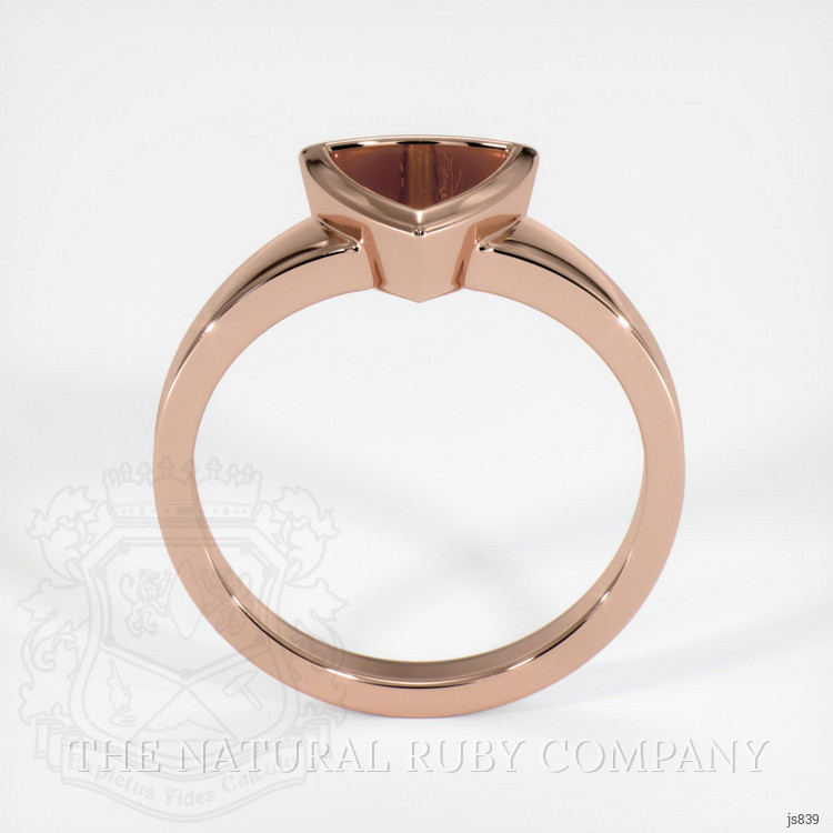 14K Rose Gold Vedic Ring Setting