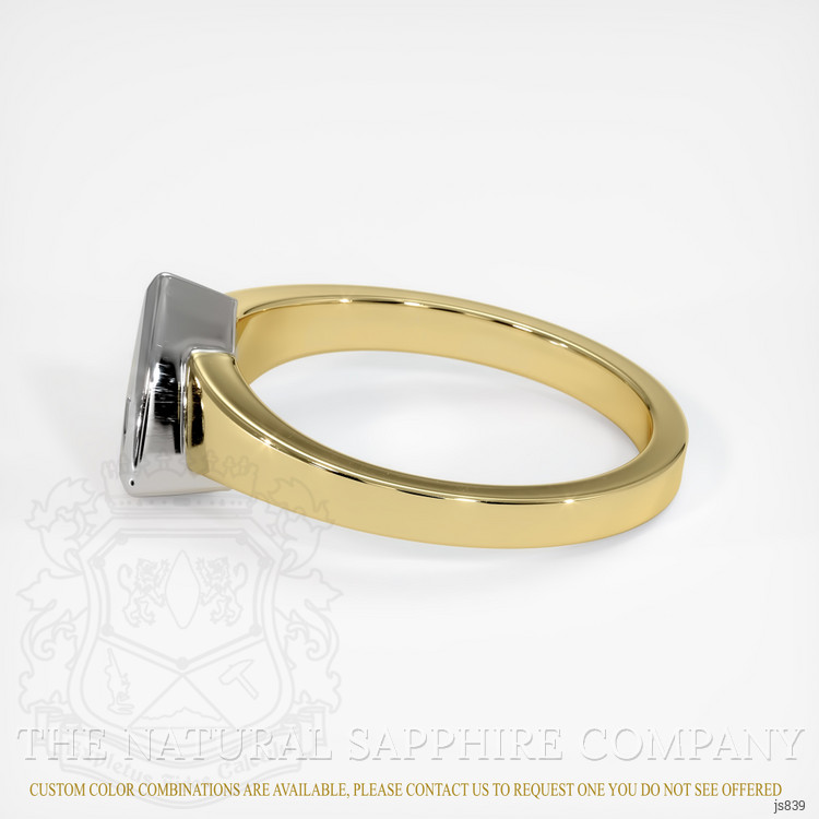 14K White & Yellow Vedic Ring Setting