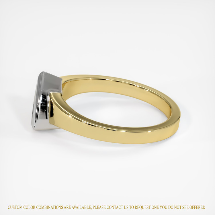 14K White & Yellow Vedic Ring Setting