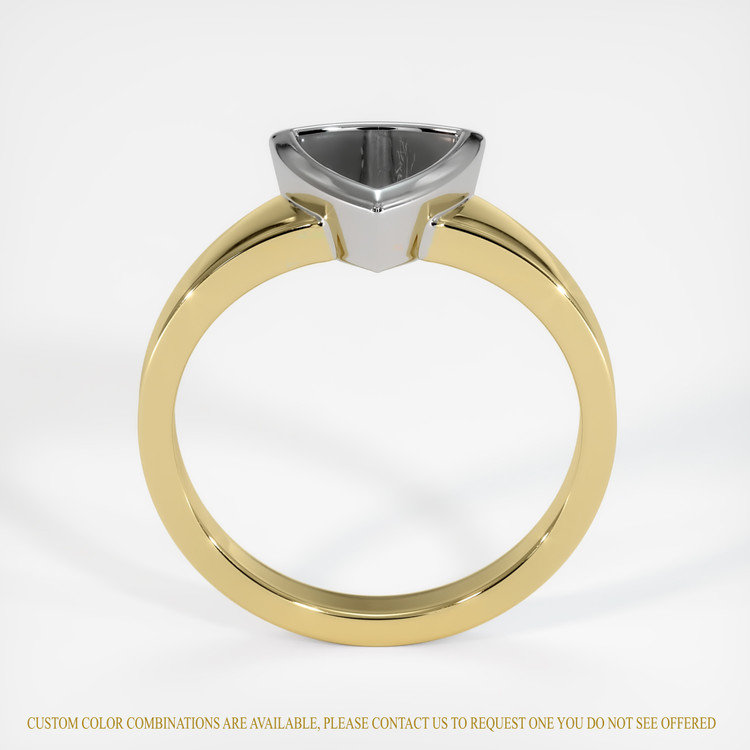 14K White & Yellow Vedic Ring Setting