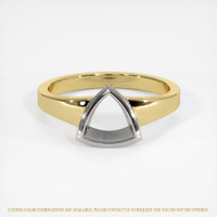 18K White & Yellow Vedic Ring Setting Image
