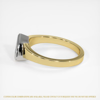 18K White & Yellow Vedic Ring Setting Image