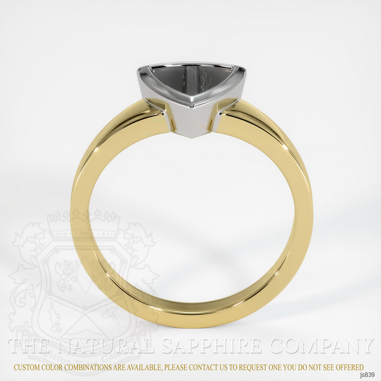18K White & Yellow Vedic Ring Setting