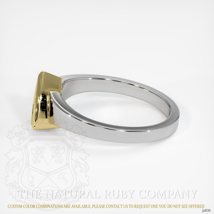 14K Yellow & White Vedic Ring Setting