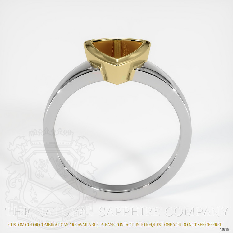 14K Yellow & White Vedic Ring Setting