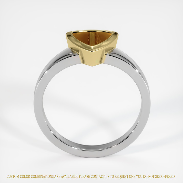 14K Yellow & White Vedic Ring Setting