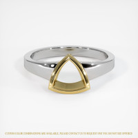 18K Yellow & White Vedic Ring Setting Image