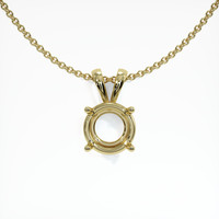 10K Yellow Gold Solitaire Pendant Setting Video