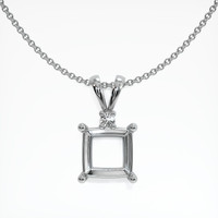 10K White Gold Accent Stones Pendant Setting Video