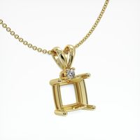 14K Yellow Gold Accent Stones Pendant Setting Image