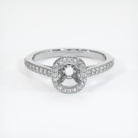 Platinum 950 Pave Ring Setting Image
