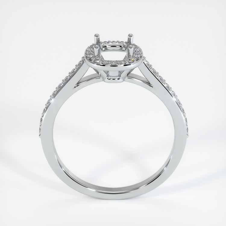 Platinum 950 Pave Ring Setting