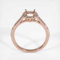 14K Rose Gold Pave Ring Setting Image