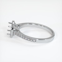 10K White Gold Pave Ring Setting Image