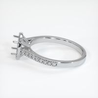 18K White Gold Pave Ring Setting Image