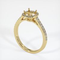  Emerald Ring 1.62 Ct., 18K Yellow Gold Combination Setting
