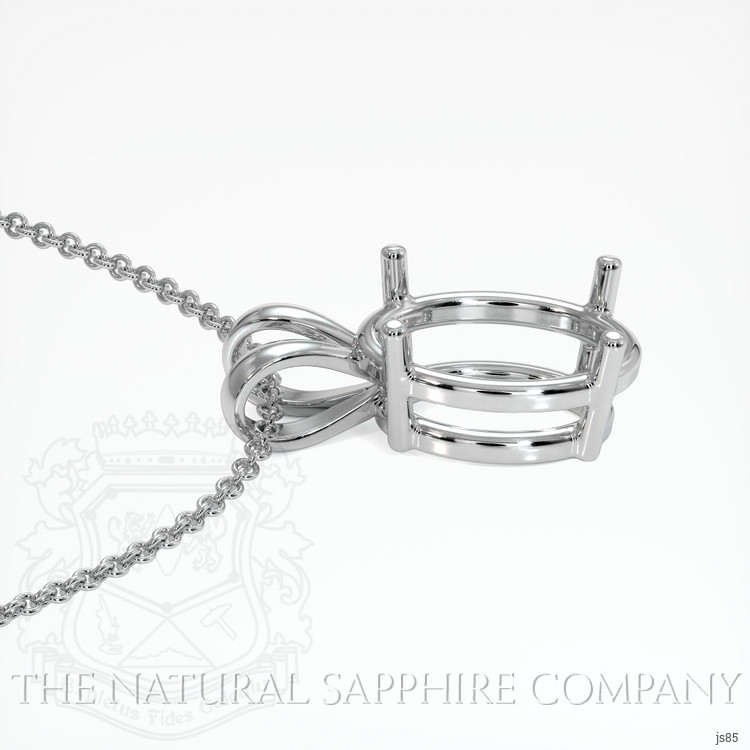 Platinum 950 Solitaire Pendant Setting