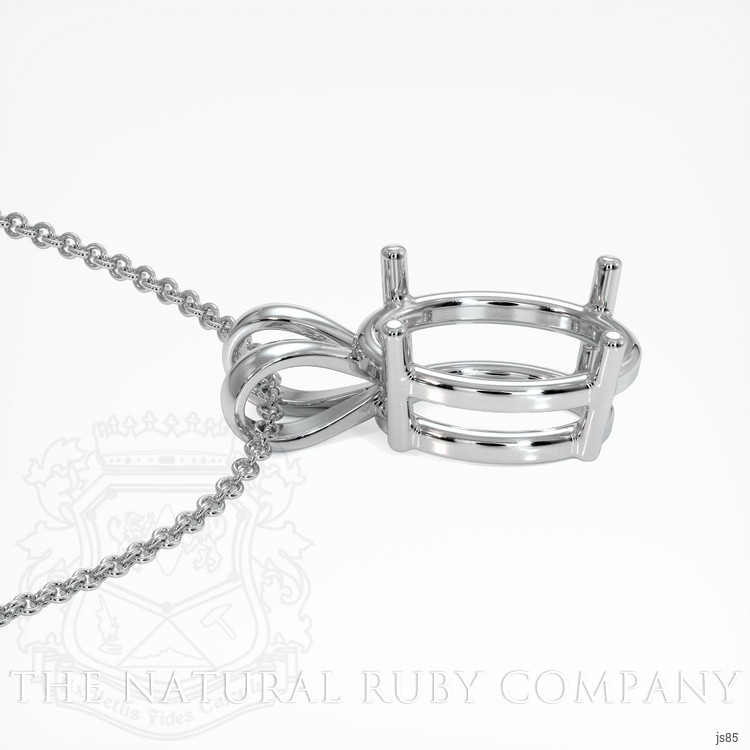 Platinum 950 Solitaire Pendant Setting