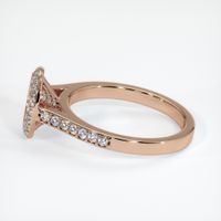 18K Rose Gold Pave Ring Setting Image
