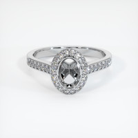 Silver Pave Ring Setting Image