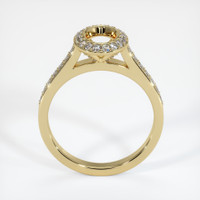 10K Yellow Gold Pave Ring Setting Image