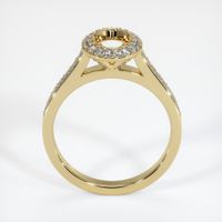 14K Yellow Gold Pave Ring Setting Image