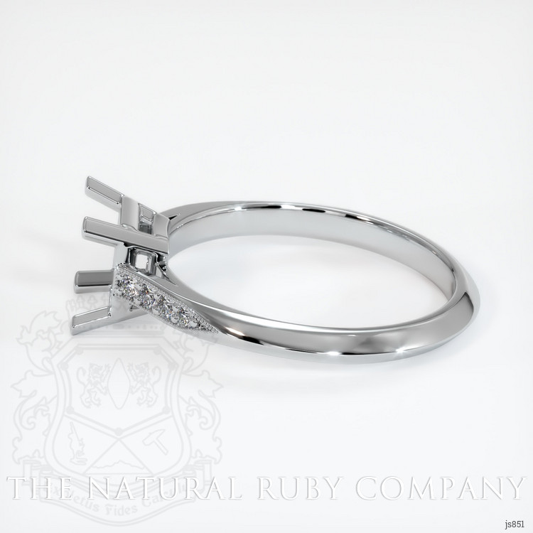 Platinum 950 Pave Ring Setting