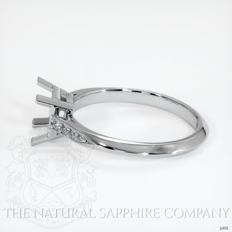 Platinum 950 Pave Ring Setting
