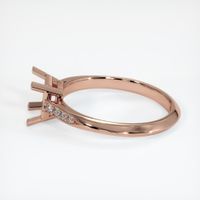 14K Rose Gold Pave Ring Setting Image
