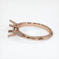 18K Rose Gold Pave Ring Setting Image