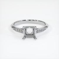 10K White Gold Antique Style Ring Setting Image