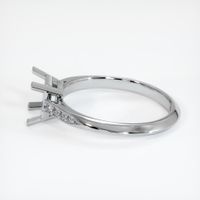 14K White Gold Antique Style Ring Setting Image