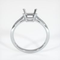 14K White Gold Antique Style Ring Setting Image