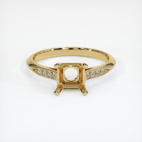 10K Yellow Gold Antique Style Ring Setting Image