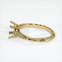 10K Yellow Gold Antique Style Ring Setting Image