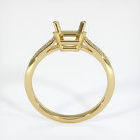 18K Yellow Gold Pave Ring Setting Image