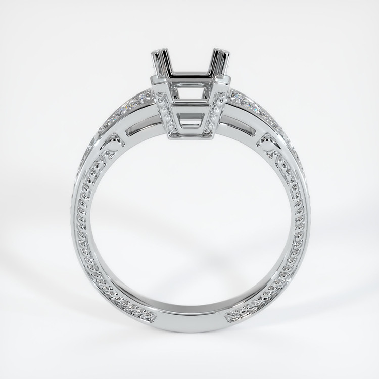 18K White Gold Antique Style Ring Setting