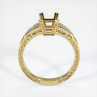 10K Yellow Gold Antique Style Ring Setting Image
